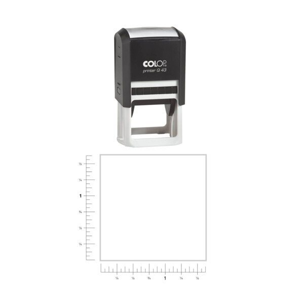 Custom Square Stamp - 1-5/8 x 1-5/8