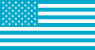 solid color icon of american flag