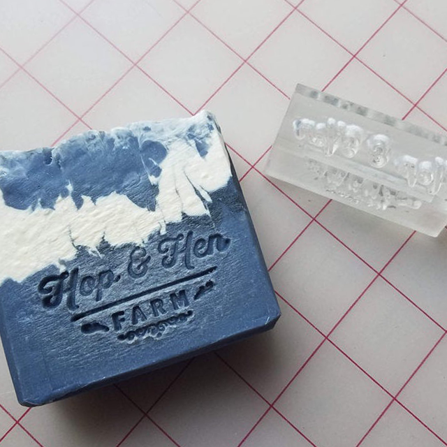 Custom Made Soap Stamps, DIY Soap Stamp, Deep Engraving of your Logo for  good Impression on
