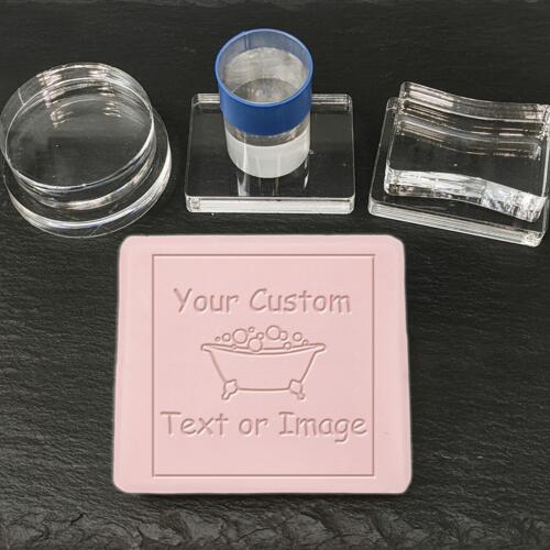 Stamping Soap with a Custom Soap Stamp