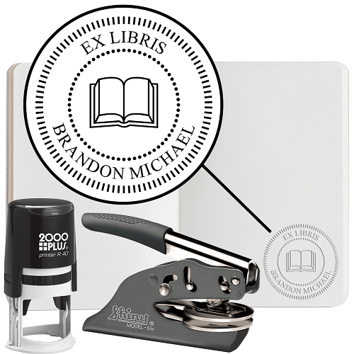 Library Stamp Personalized, Book Stamp Personalized, Teacher Stamp, From  the Library of Stamp, Custom Self Inking Book Embosser Rubber Stamp 